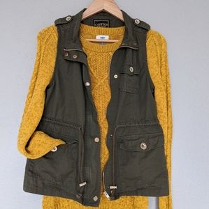 Old Navy Mustard Knit Sweater